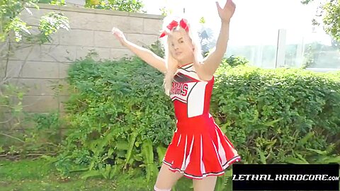Horny Af Cheerleader Loves Getting Plowed Hard